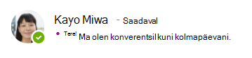 Kayo kohalolekuteade
