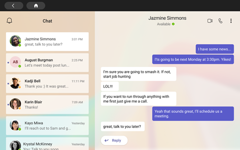 facebook portal chat with people