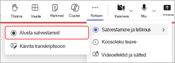 Hakake linnavalitsust salvestama.