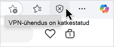 Kuvatõmmis pf VPN on katkestatud