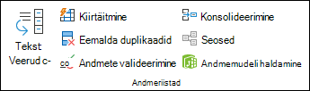 Andmete valideerimine