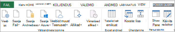 Excel 2013 Power Query lint