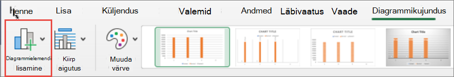Mac add chart element