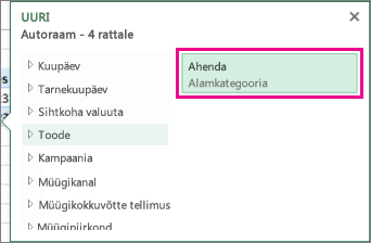 Nupp Mine üldiseks väljal Uuri