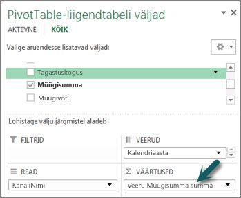 Peidetud arvutatud väli