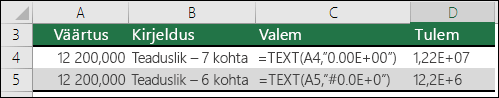 Teaduskuju vormingukoodid