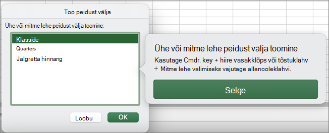 MacOS-i peidust välja toomine.