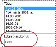 Locale box selected in Format Cells dialog box