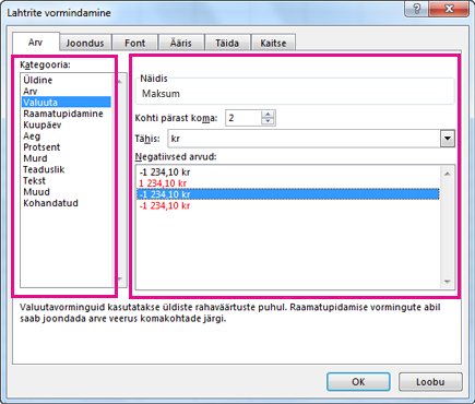 Format Cells dialog box