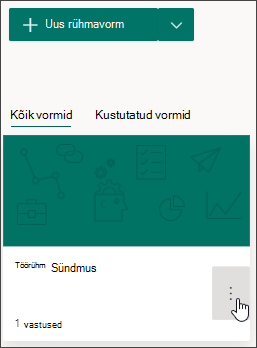 Veel rühmavormide sätteid
