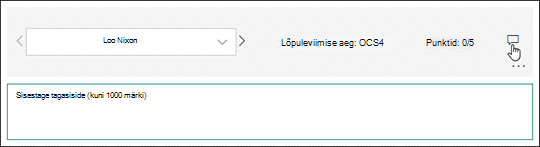 Kommentaar õppetesti vastuste kohta
