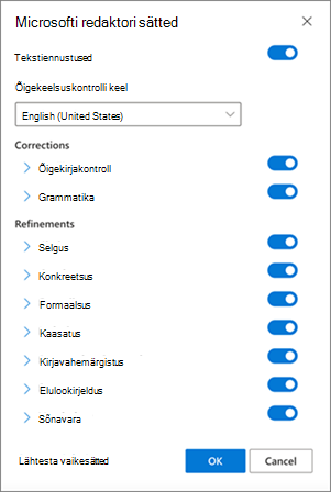 Redaktori sätted
