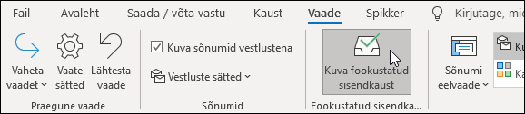 Kuva fookustatud sisendkaust
