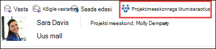 Meilisõnumi kaudu rühmaga liitumise taotlus