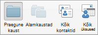 Kuvab kontaktide otsingusuvandid