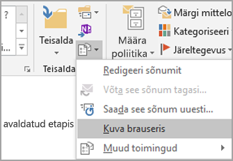 Valige võimalus „Kuva brauseris“.