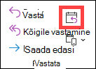 Nupp Vasta koosolekuga klassikalises Outlookis