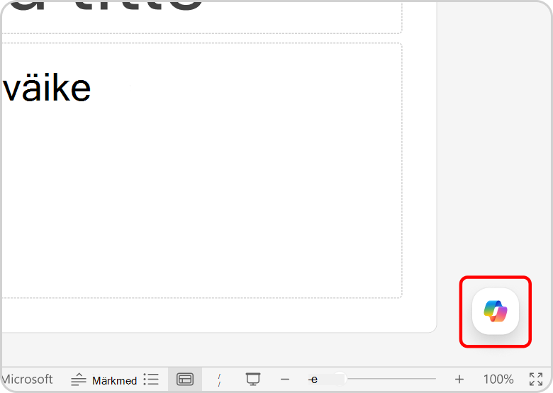 Copilot menu highlighted in red