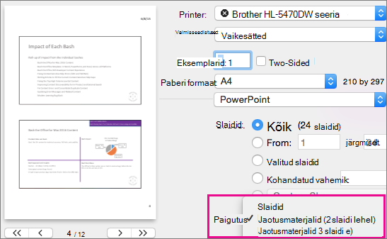 PowerPoint for Mac Preview Handouts for Print