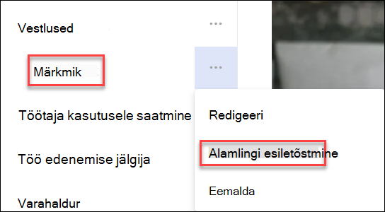 Alamlingi reklaamimise kuvatõmmis