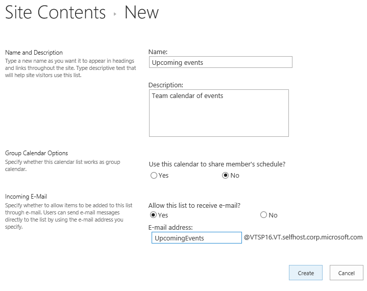 Kuva „Uus rakendus“ täidetud väljadega