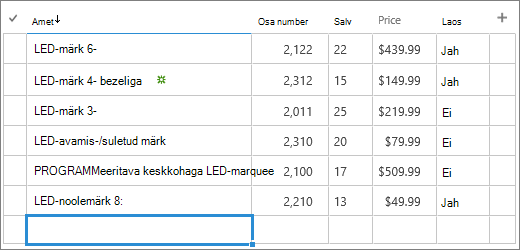 Loendi kiirredigeerimisvorm