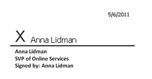 Allkirjarida koos allkirjaga