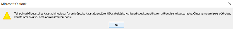 Tõrge kontaktide loomisel