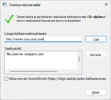 Usaldusväärne sait