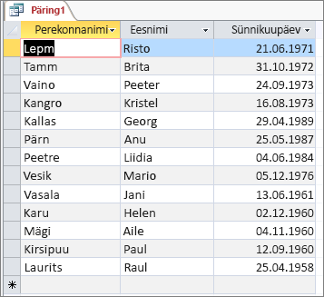 All records returned in query with no criteria