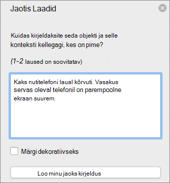 PowerPoint for Maci asetekst
