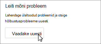 Outlook check again button