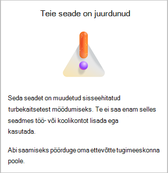 Kuvatõmmis, kus on näha, et microsoft Authenticatoris kuvatakse seadme juurehoiatuse teade.