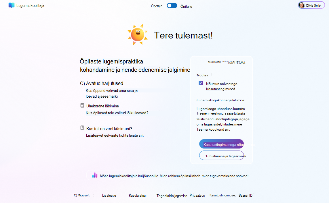 õpilaste lugemispraktika kohandamine