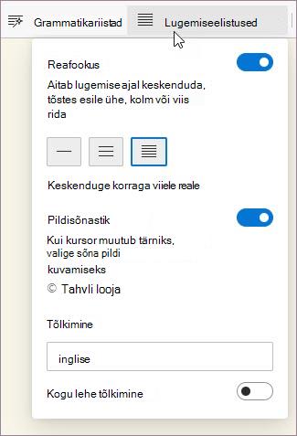 Süvaluger lugemiseelistused