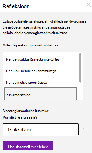Kuvatõmmis kõnealusest sisseregistreerimisest.