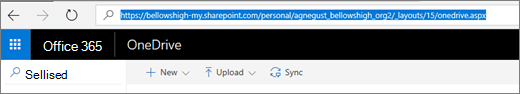 Kuvatõmmis OneDrive'ist.
