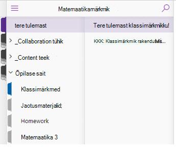 Tere tulemast, koostööruum ja sisuteek