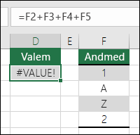 #VALUE!