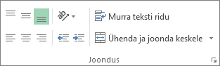 Menüü Avaleht jaotis Joondus