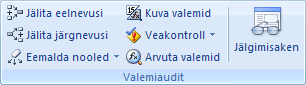 Menüü Valemid jaotis Valemiaudit
