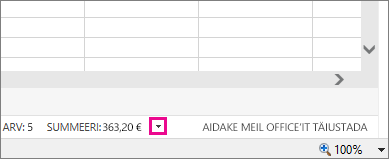 Customize status bar
