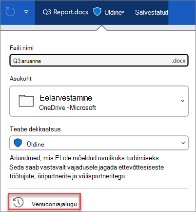 Microsoft 365 versiooniajalugu