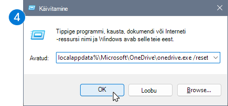 Käsuviibas kopeerimise kuvatõmmis.