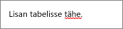 Punase lainelise joonega tähistatud õigekirjaviga