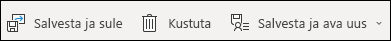 Kontakti salvestamine ja uue kontakti lisamine