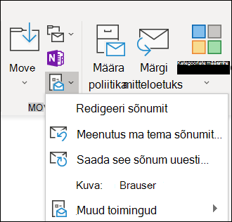 Saate sõnumi uuesti saata.