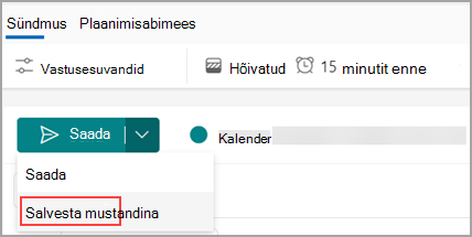 Outlooki kalender