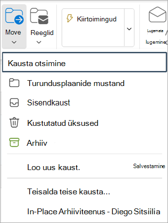 Valige lindilt teisaldamine