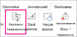 Nupp Koosta slaidiseanss